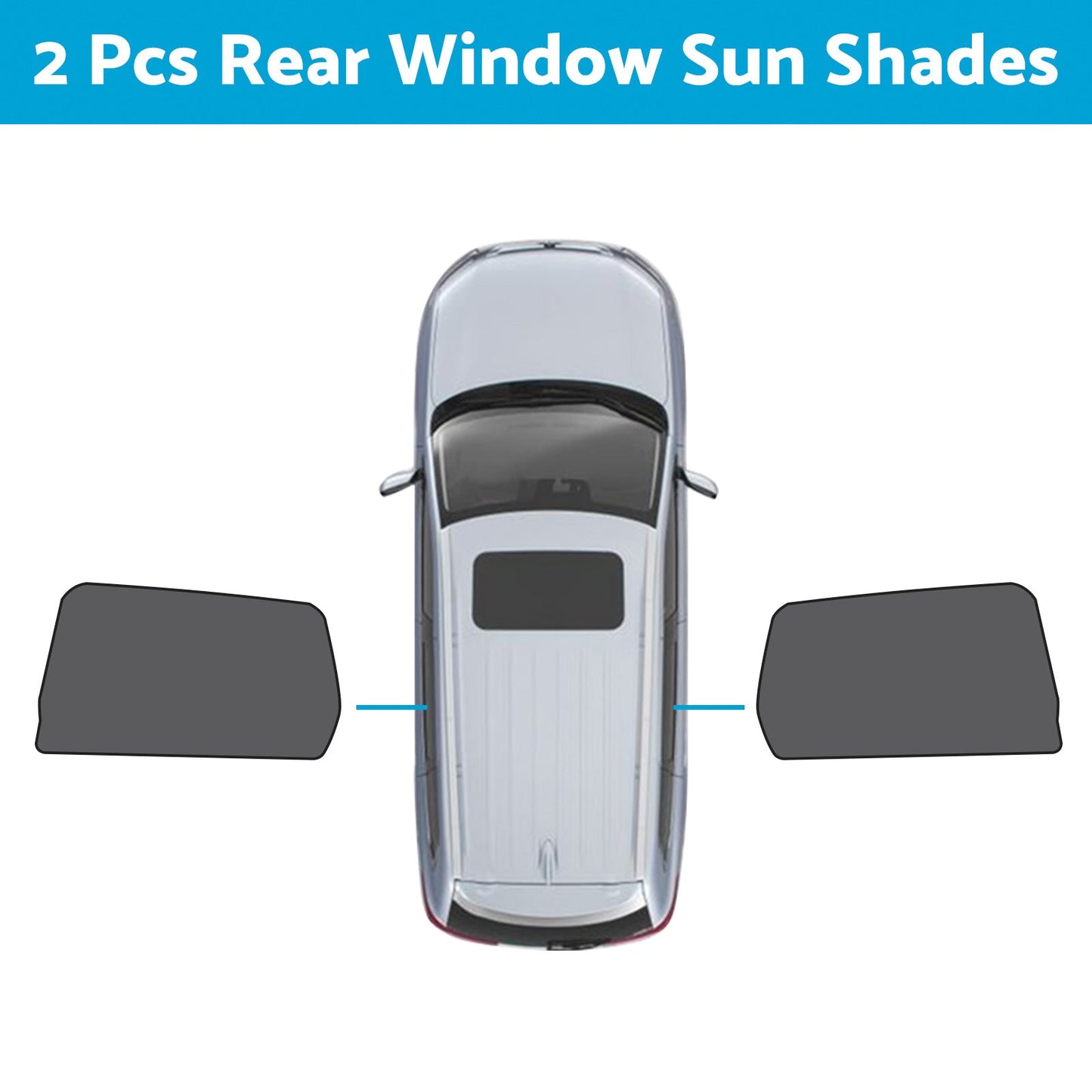 Car Window Magnetic Mesh Sun Shades Suitable For Mitsubishi Outlander 2021-2023-4