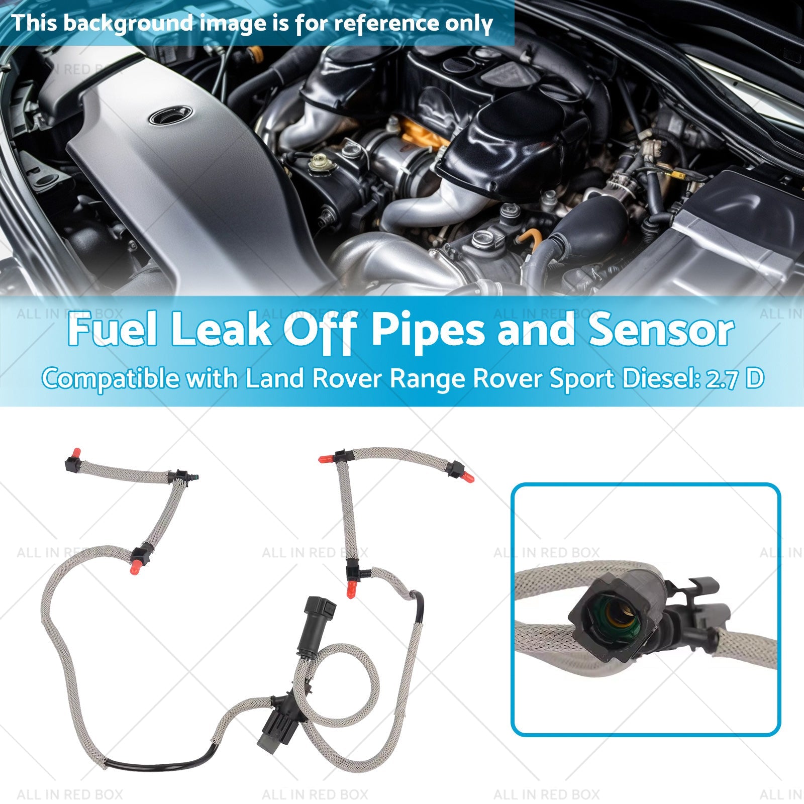 Fuel Leak Off Pipes and Sensor Suitable for Rover Range Rover Sport 2. 7 D 2. 7 TD-2