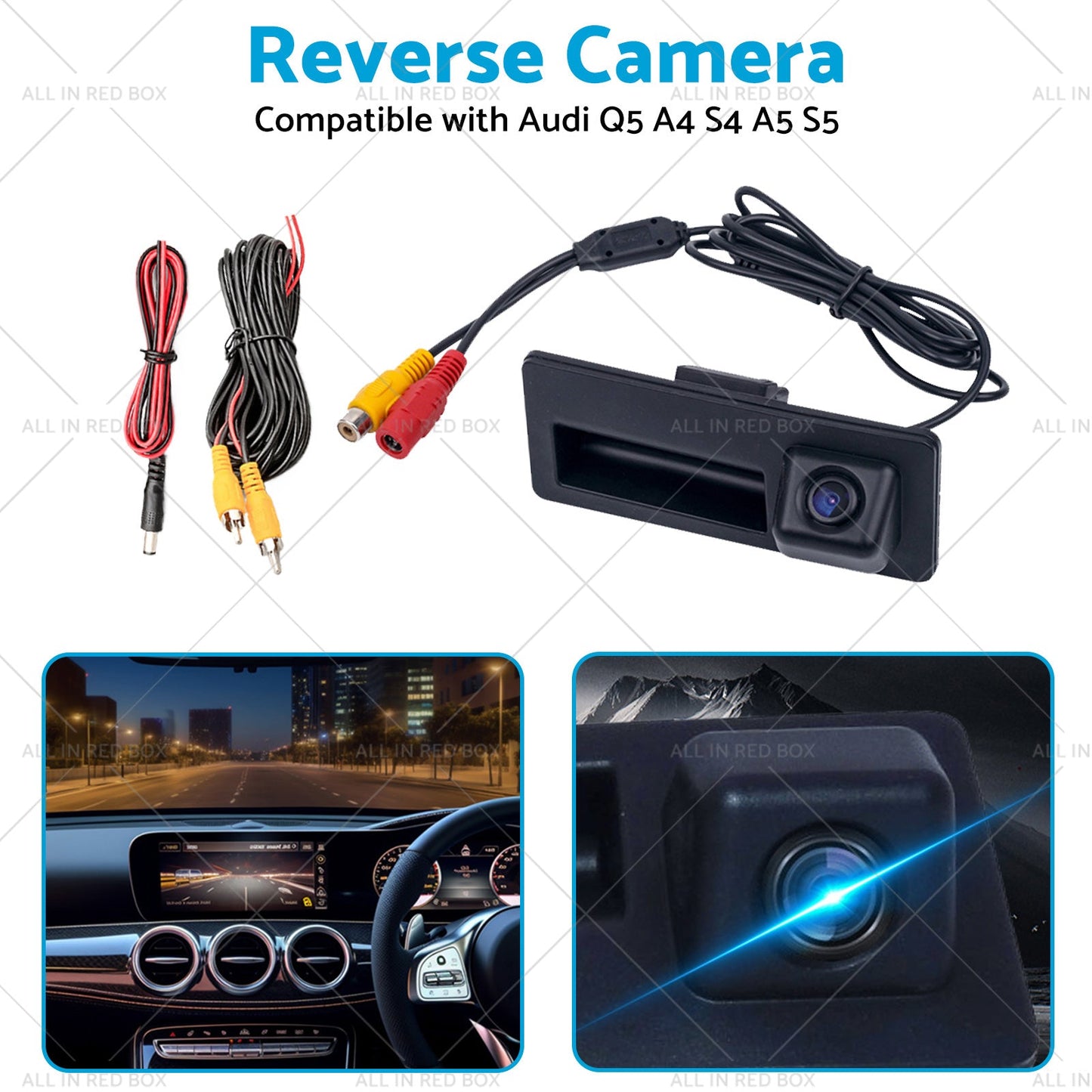 Auto Reverse Parking Camera Suitable for Audi Q5 A4 S4 A5 S5 Handle strip-3