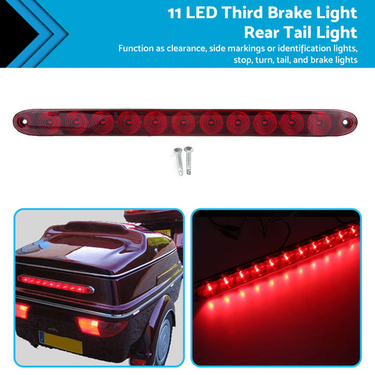 Universal 11 LED Car 3RD Third Brake Light Rear Tail Light High Mount Stop Lamp-0