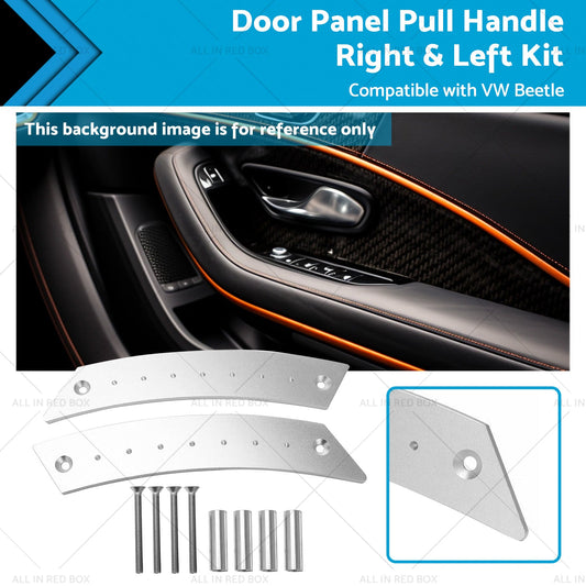 Aluminum Door Panel Pull Handle Right and Left Kit Suitable For VW Beetle 1998-2010-0