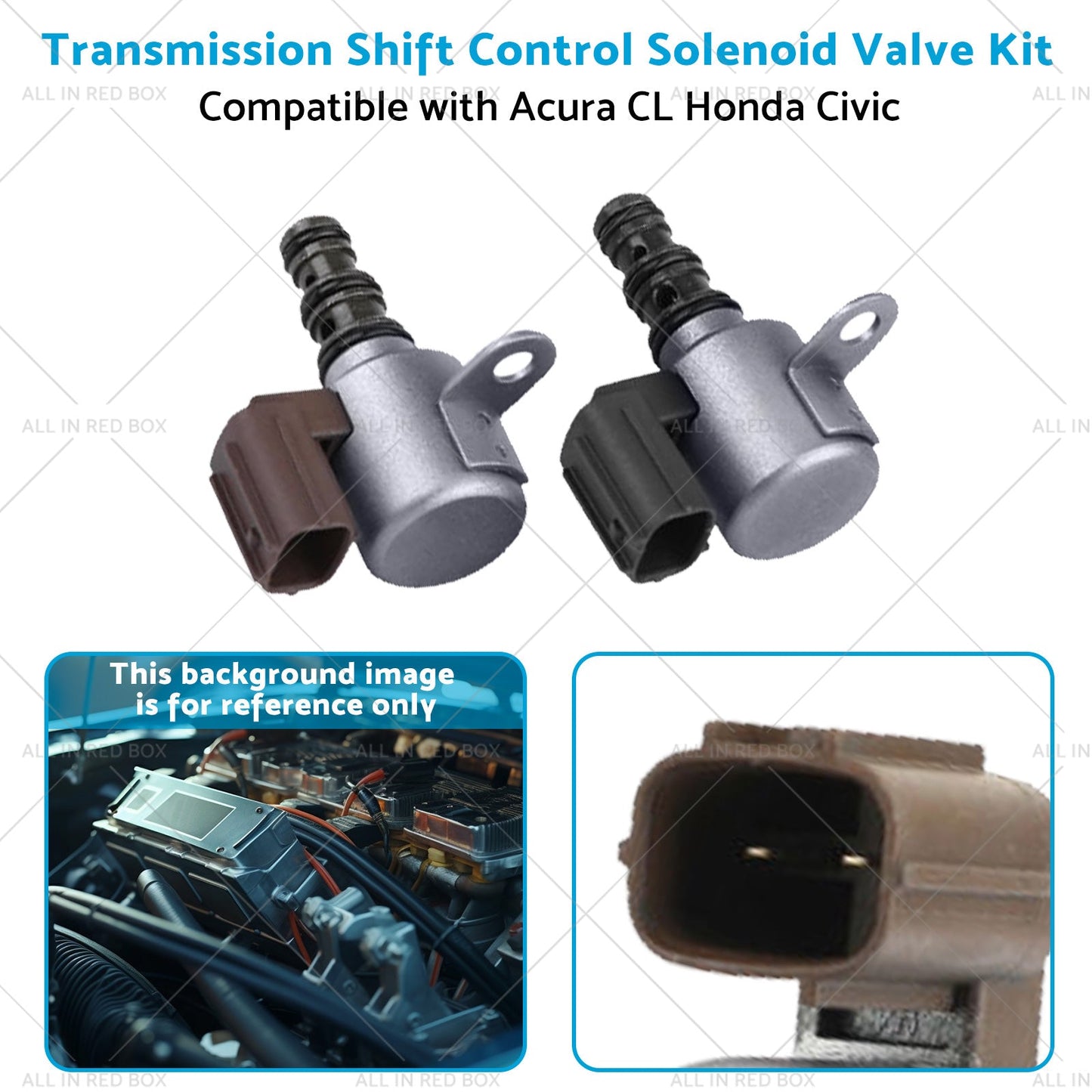 Transmission Shift Control Solenoid Valve Kit Suitable for Honda Civic Acura CL-3
