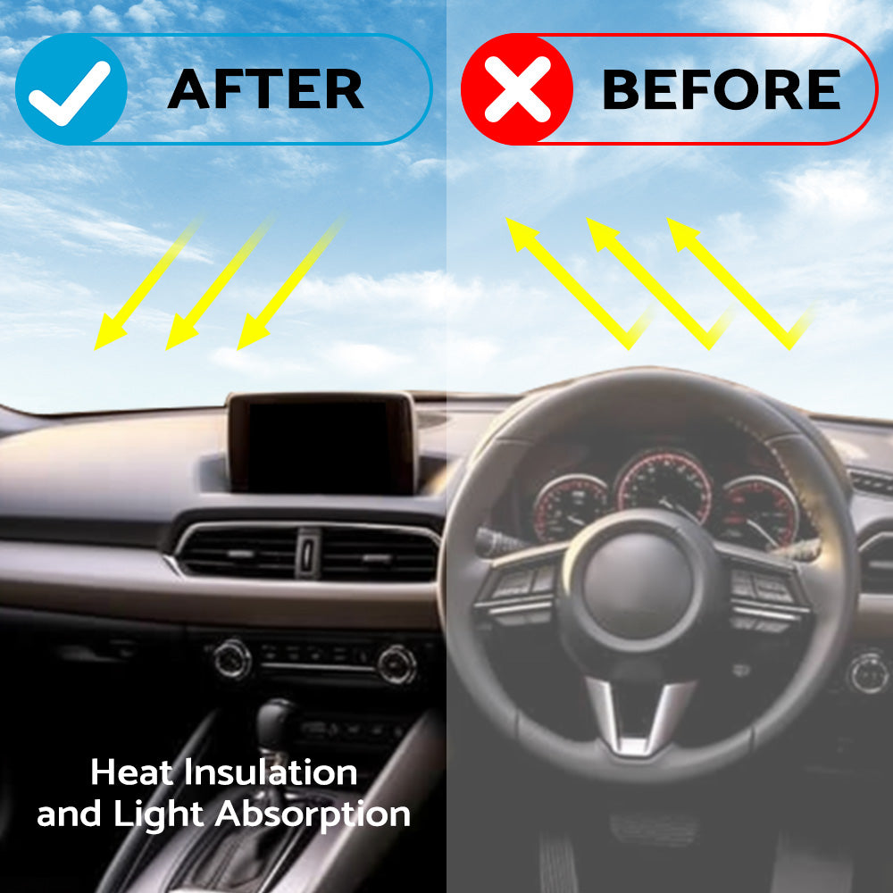Dash Mat Suitable For Mazda 3 BM BN SP25 GT Astina With HUD 2014-2017-4