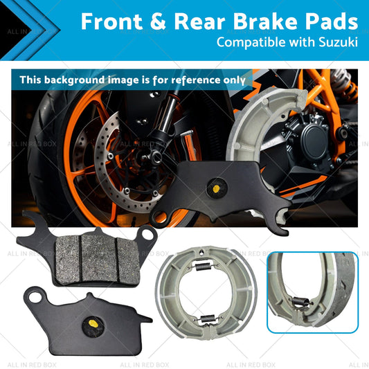 Front  and  Rear Brake Pads Suitable for 2017-2021 Suzuki UK 110 Address-0