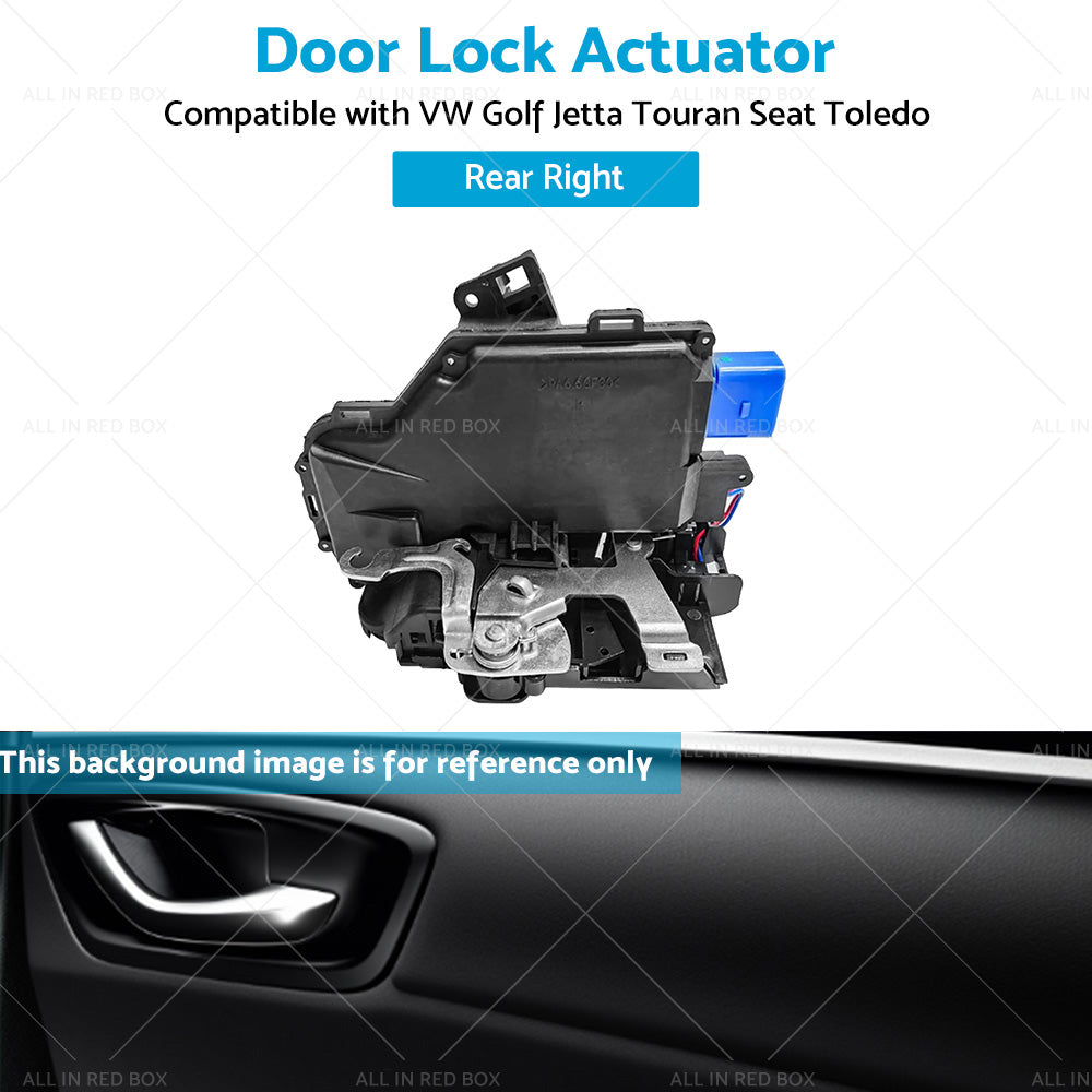 Rear Right Door Lock Actuator Suitable For VW GOLF MK5 2003-2009 7Pin 3D4839016A-4