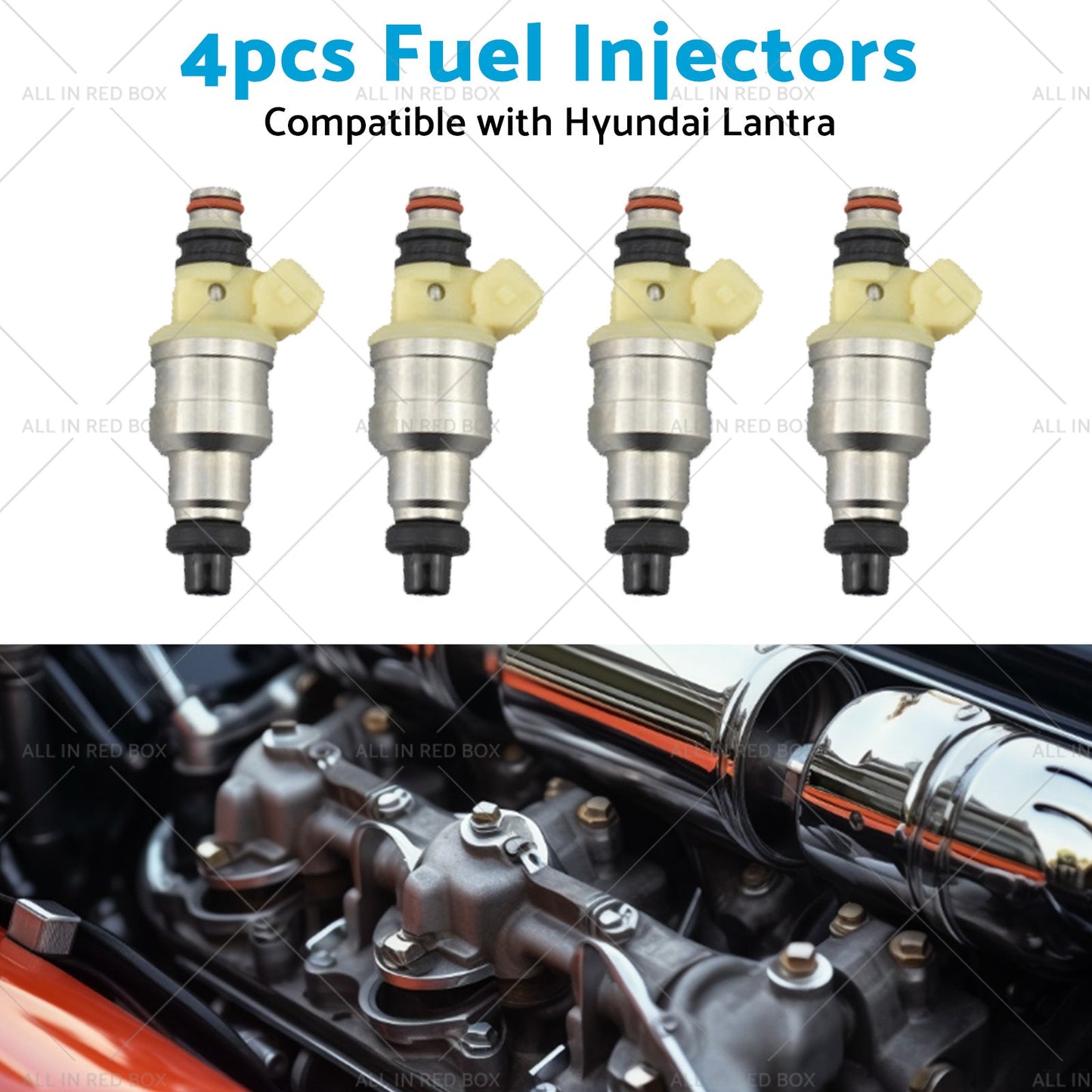 4pcs Fuel Injector Suitable For Hyundai Lantra J1 1. 6L G4CR NEW-4