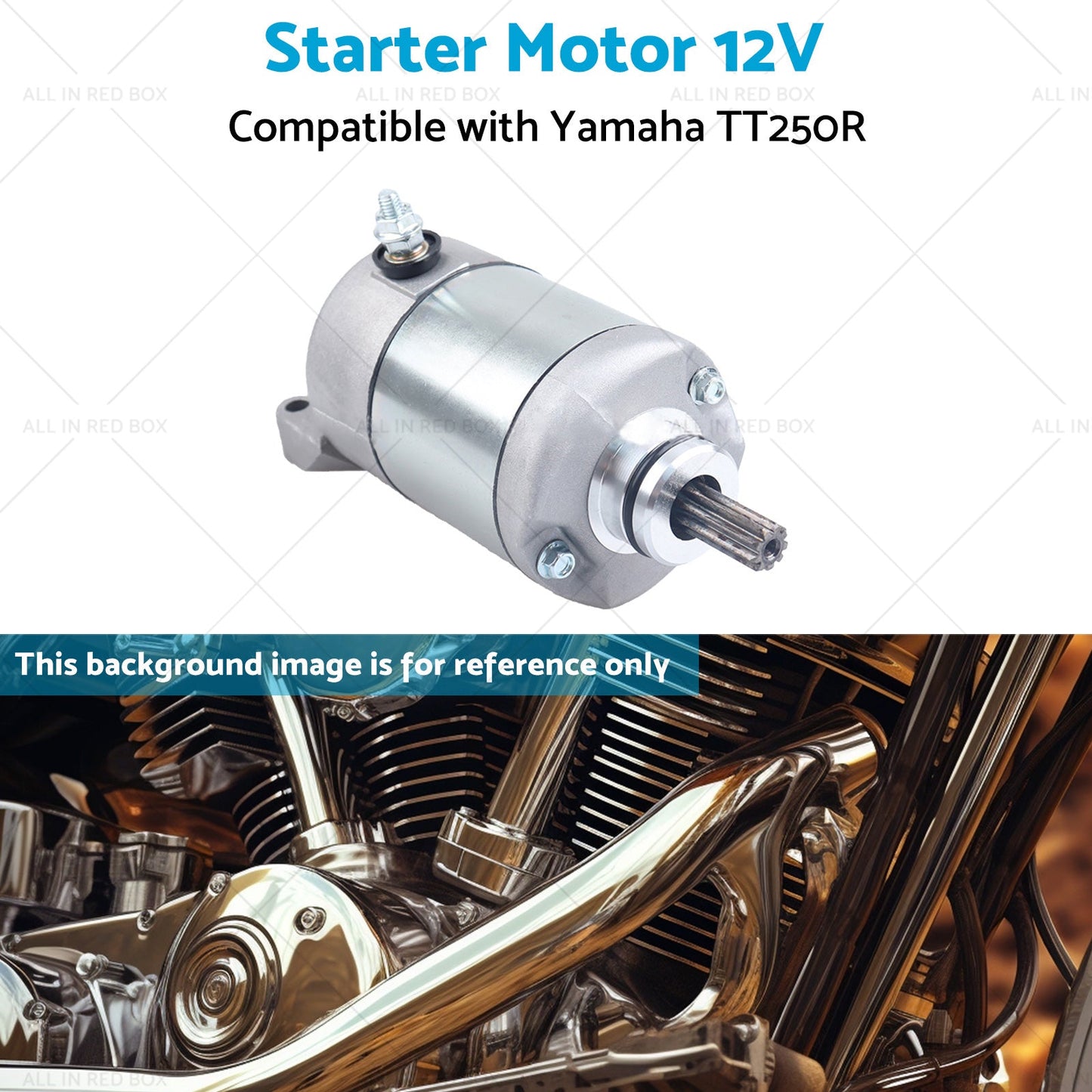 Starter Motor 12V Suitable for Yamaha YS250 TT250R YBR250 93-06-4