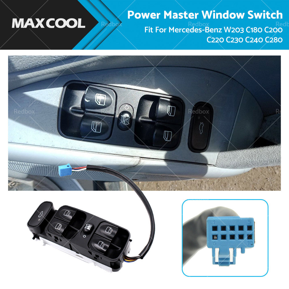 Master Window Switch Fit For Mercedes-Benz W203 C180 C200 C220 C230 C240 C280-0