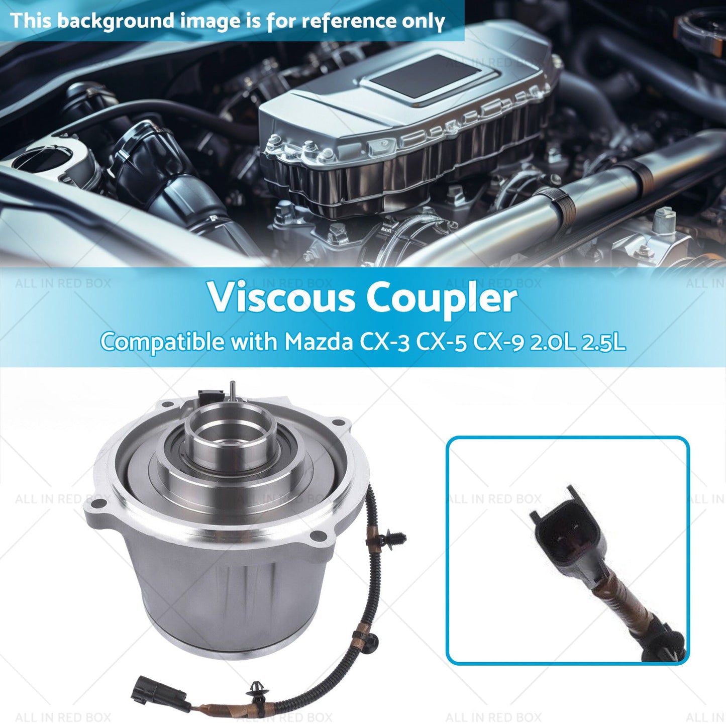 Viscous Coupler Suitable For Mazda CX-3 CX-5 CX-9 2. 0 2. 5L Skyactiv AWD 13-23-3