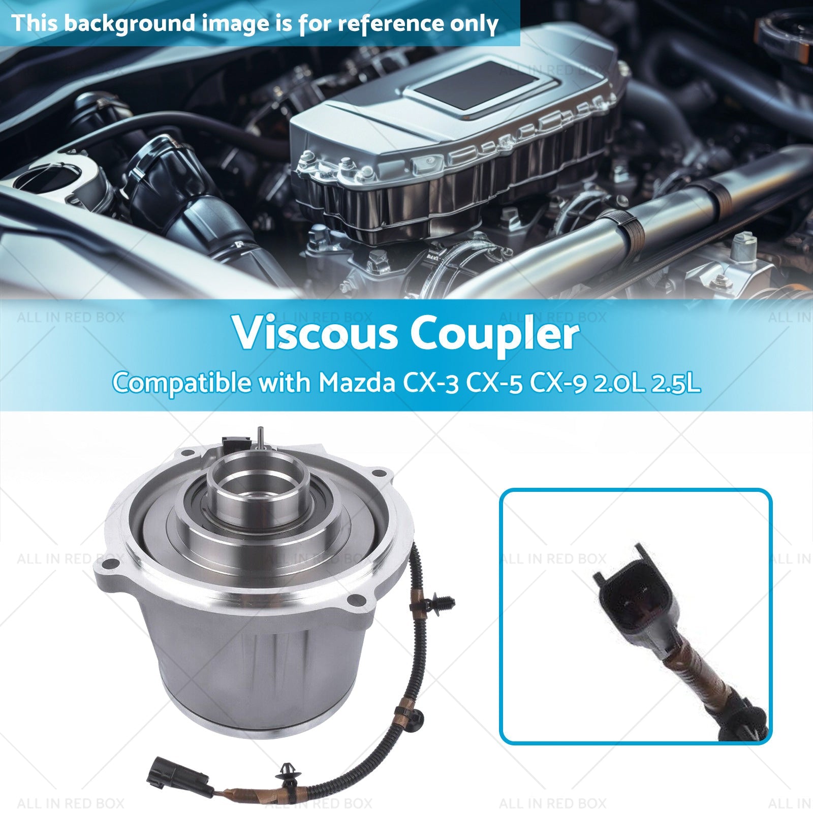 Viscous Coupler Suitable For Mazda CX-3 CX-5 CX-9 2. 0 2. 5L Skyactiv AWD 13-23-3