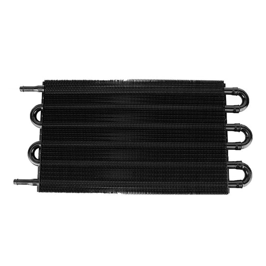 6 Row 6 AN Transmission Oil Cooler Auto Manual Radiator Converter Kit Universal-0