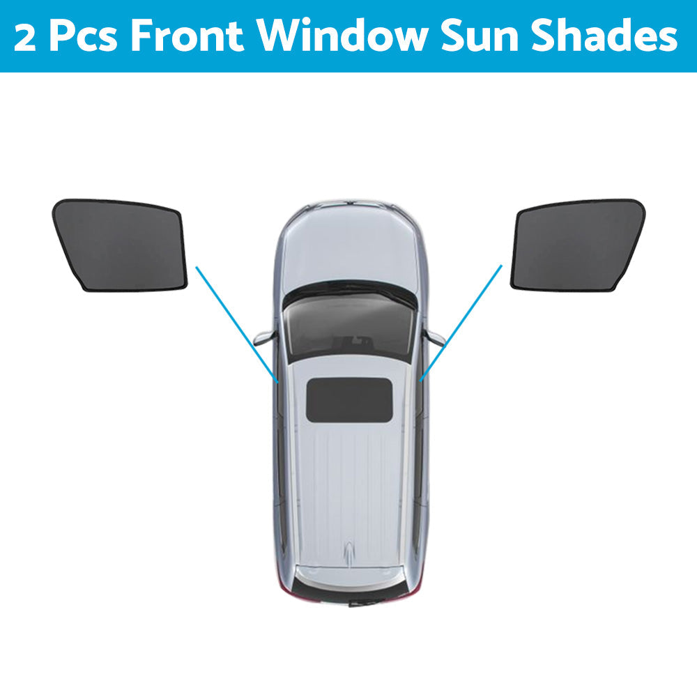 Car Window Sun Shade Magnetic Mesh Suitable For Mitsubishi Outlander 2013-2022-6