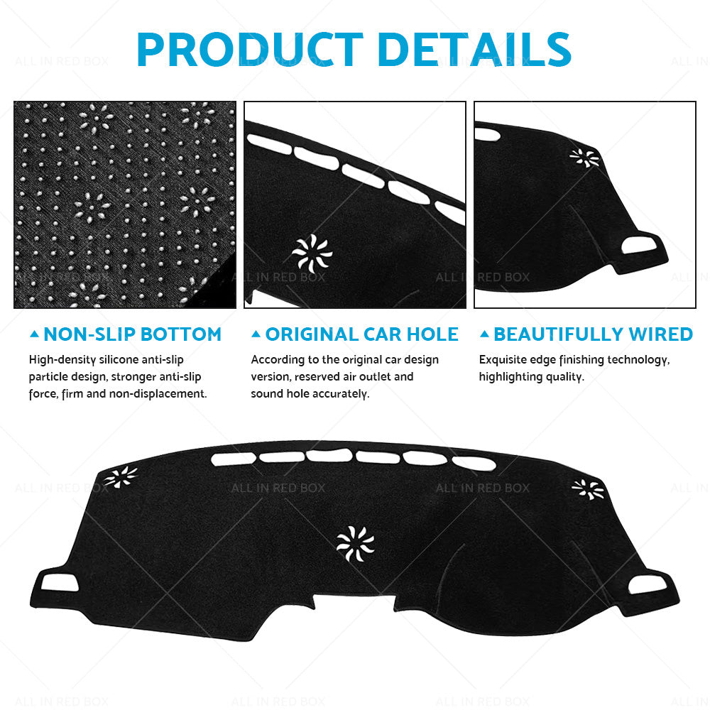 Non-Slip Dash Mat Suitable For Renault Koleos Zen Intense 16-23 Dashboard Cover-2
