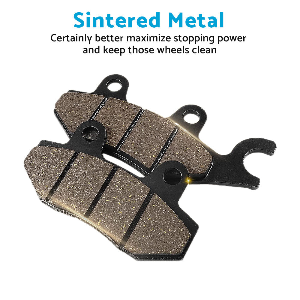 Front & Rear Brake Pads + Shoes for Honda CB125E GLH125 | MAXCOOL-4