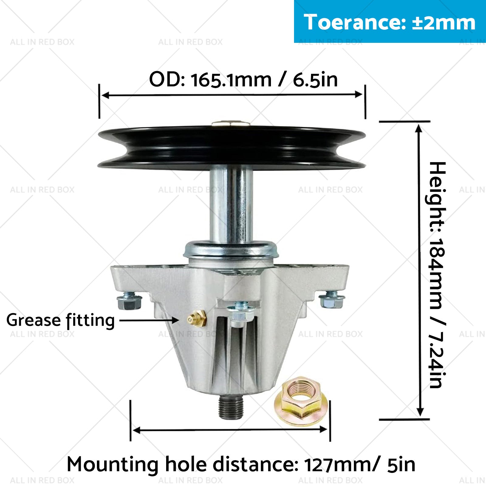 Spindle Assembly Suitable for 46 inch  Cub Cadet Rover Masport Replaces 618-05078-3