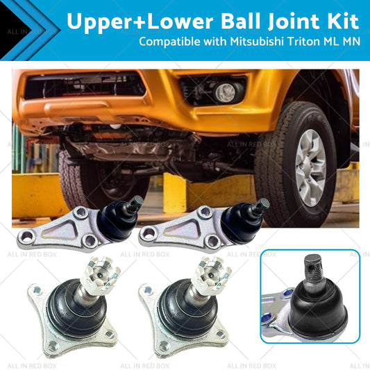 4pcs UpperLower Ball Joint Kit Suitable for Mitsubishi Triton ML MN UTE 4WD RWD-0