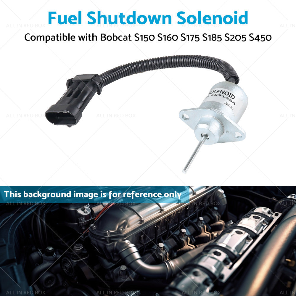 Fuel Shut Off Solenoid Valve Shutdown 6691498 1G925-60011 Suitable for Bobcat-4