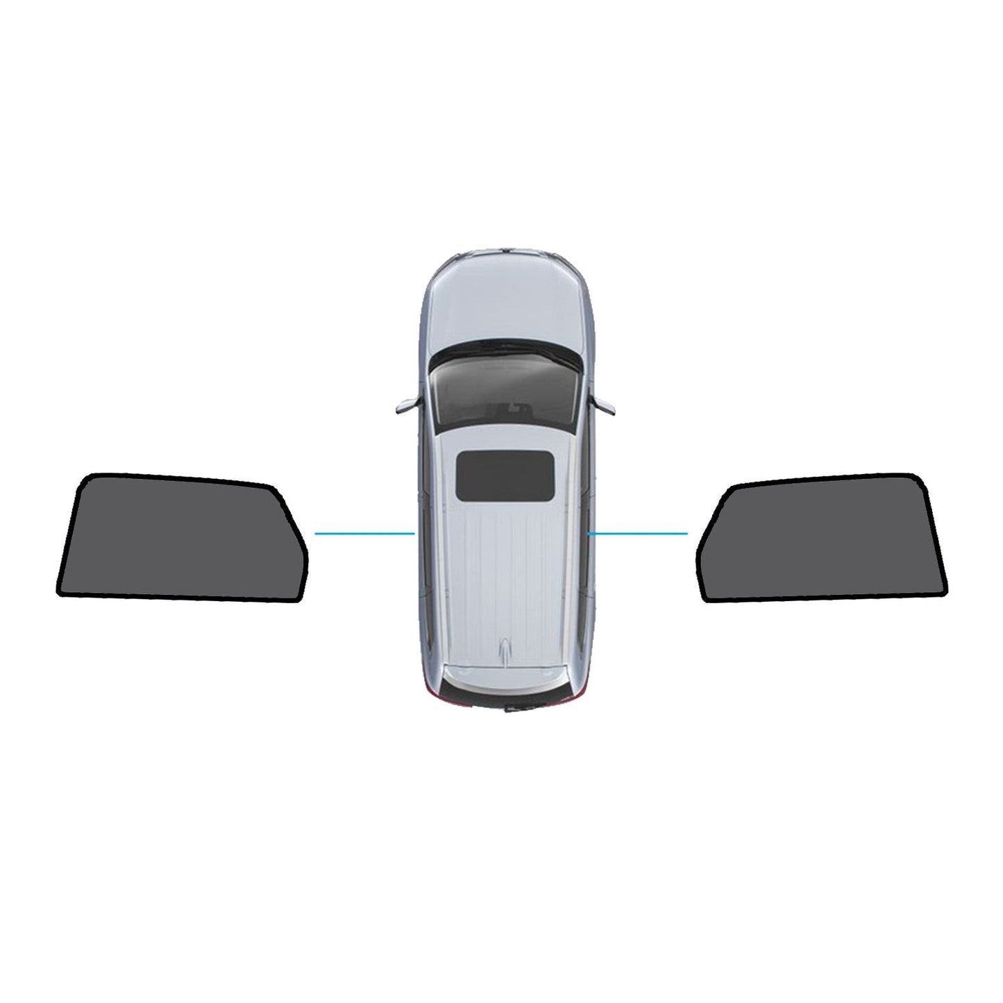 Magnetic Mesh Sun Blind Shades Suitable for Audi A4 Wagon B9 2016+On Front/Rear-3