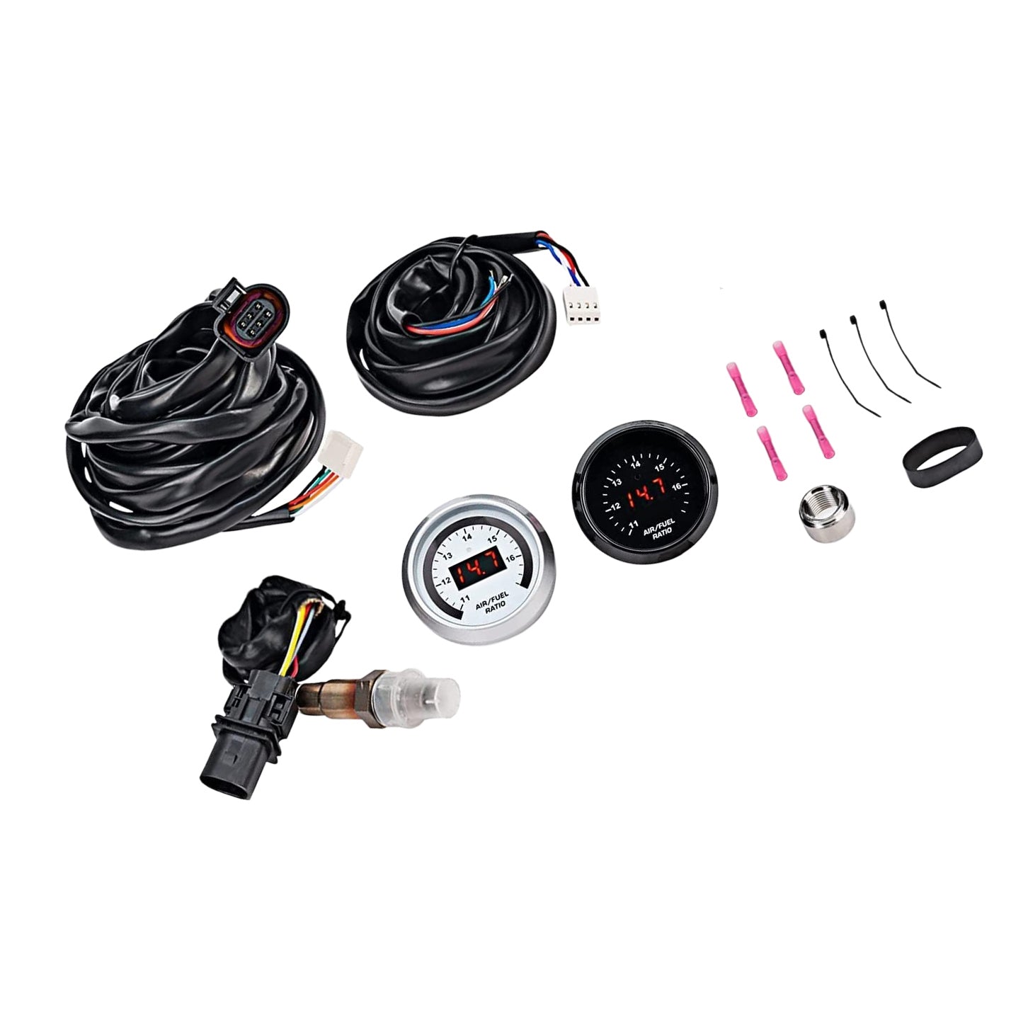 Wideband Air Fuel Ratio Gauge Kit 52mm AFR Suitable for Universal 30-4110-3