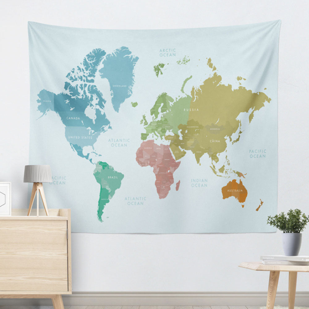 MAP OF THE WORLD LAMINATED LARGE POSTER 130*150CM / 200*150CM FLAGS WALL PRINT-3
