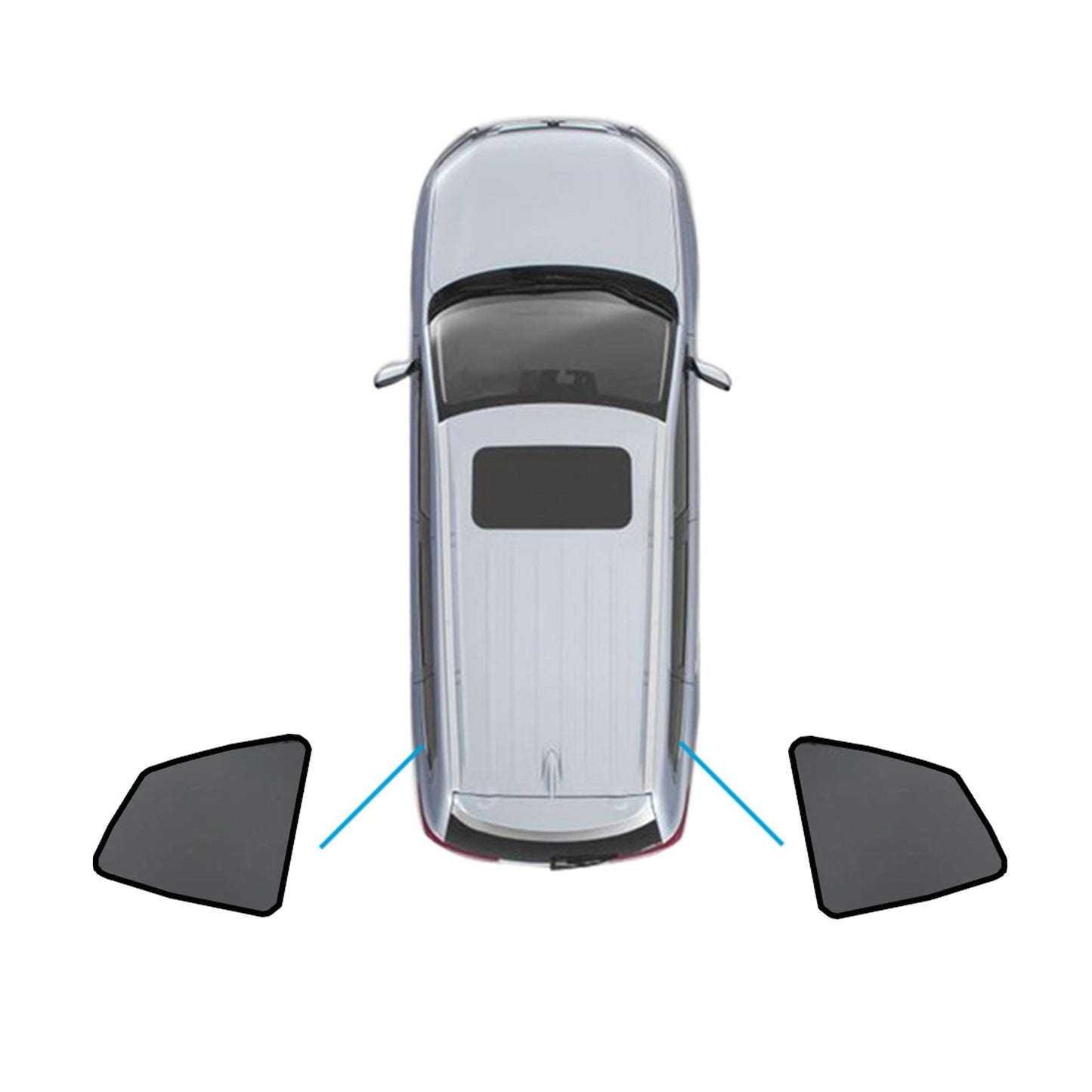 Car Window Sun Shades Magnetic Mesh Sun Blind Suitable for BMW X3 F97 2017-On-4
