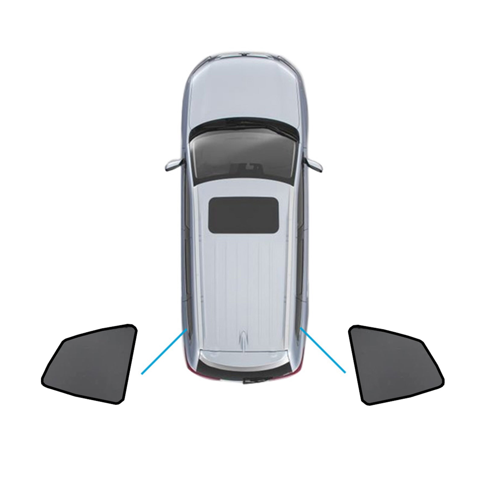 Car Window Sun Shades Magnetic Mesh Sun Blind Suitable for BMW X3 F97 2017-On-4
