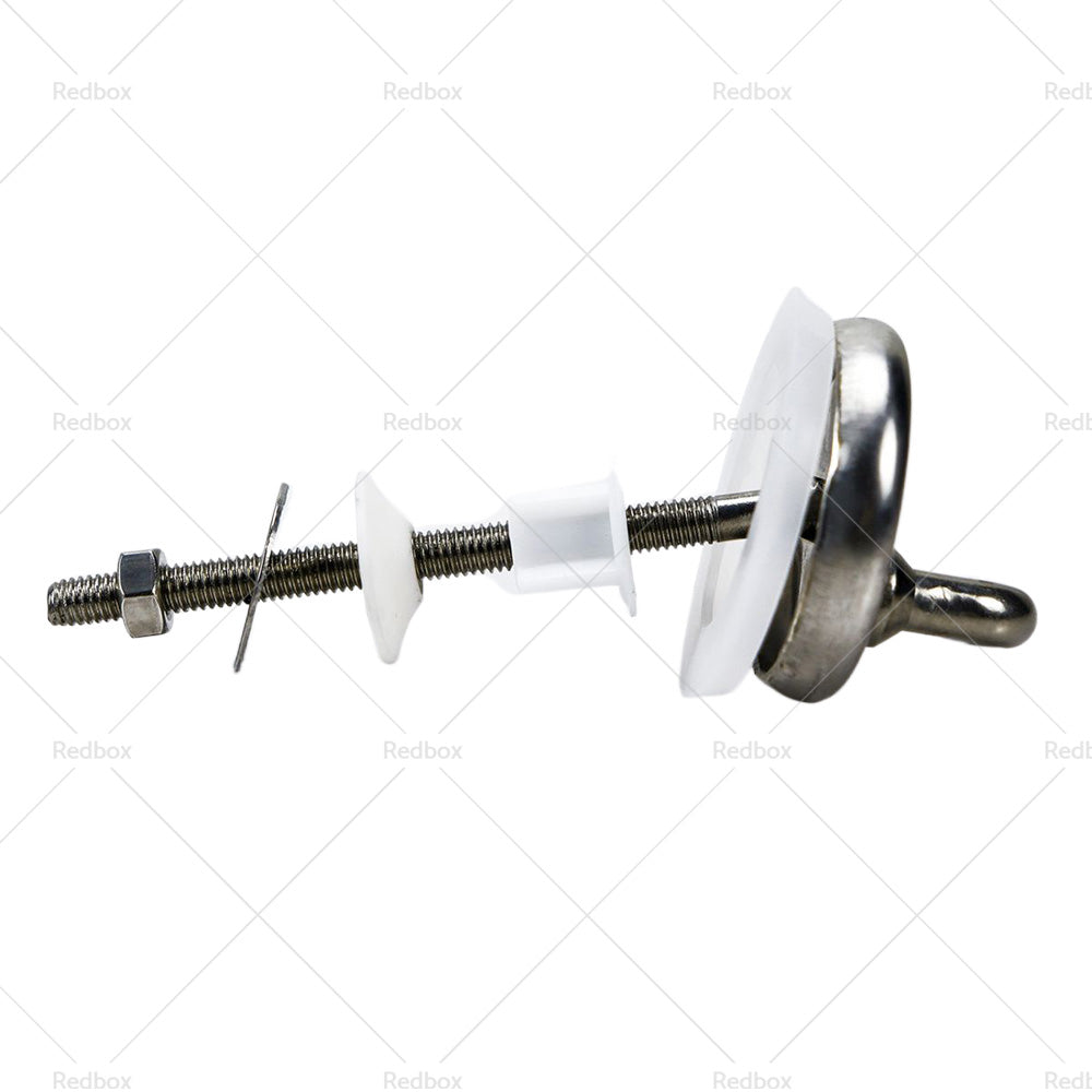 2PCS Toilet Seat Fix Fitting Stainless Back To Wall Replace Quick Release Hinges-3