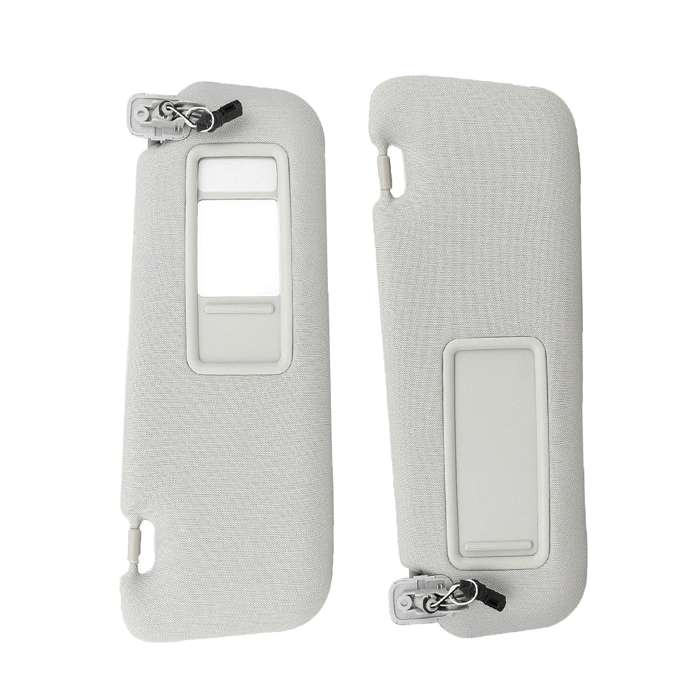 1 Pair Front Right & Left Sun Visors Gray Suitable For Mazda CX-9 2010-2015-1