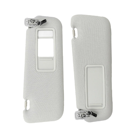 1 Pair Front Right & Left Sun Visors Gray Suitable For Mazda CX-9 2010-2015-1