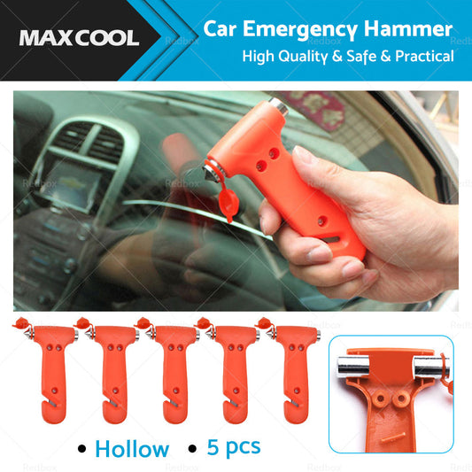 5x Emergency Safety Hammer Breaker Car Cutter Window Belt 2 in 1 Tool Bus Glass-0