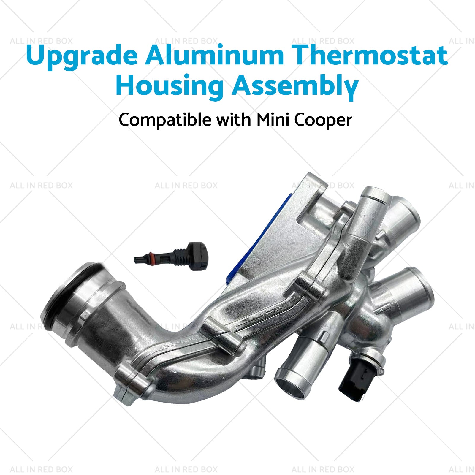 Upgrade Aluminum Thermostat Housing Assembly Suitable for Mini Cooper 2007-2013-3