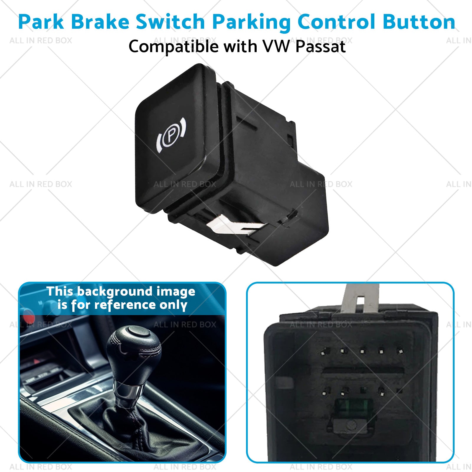 3C0927225C Park Brake Switch Parking Control Button Suitable for VW Passat 05-12-3
