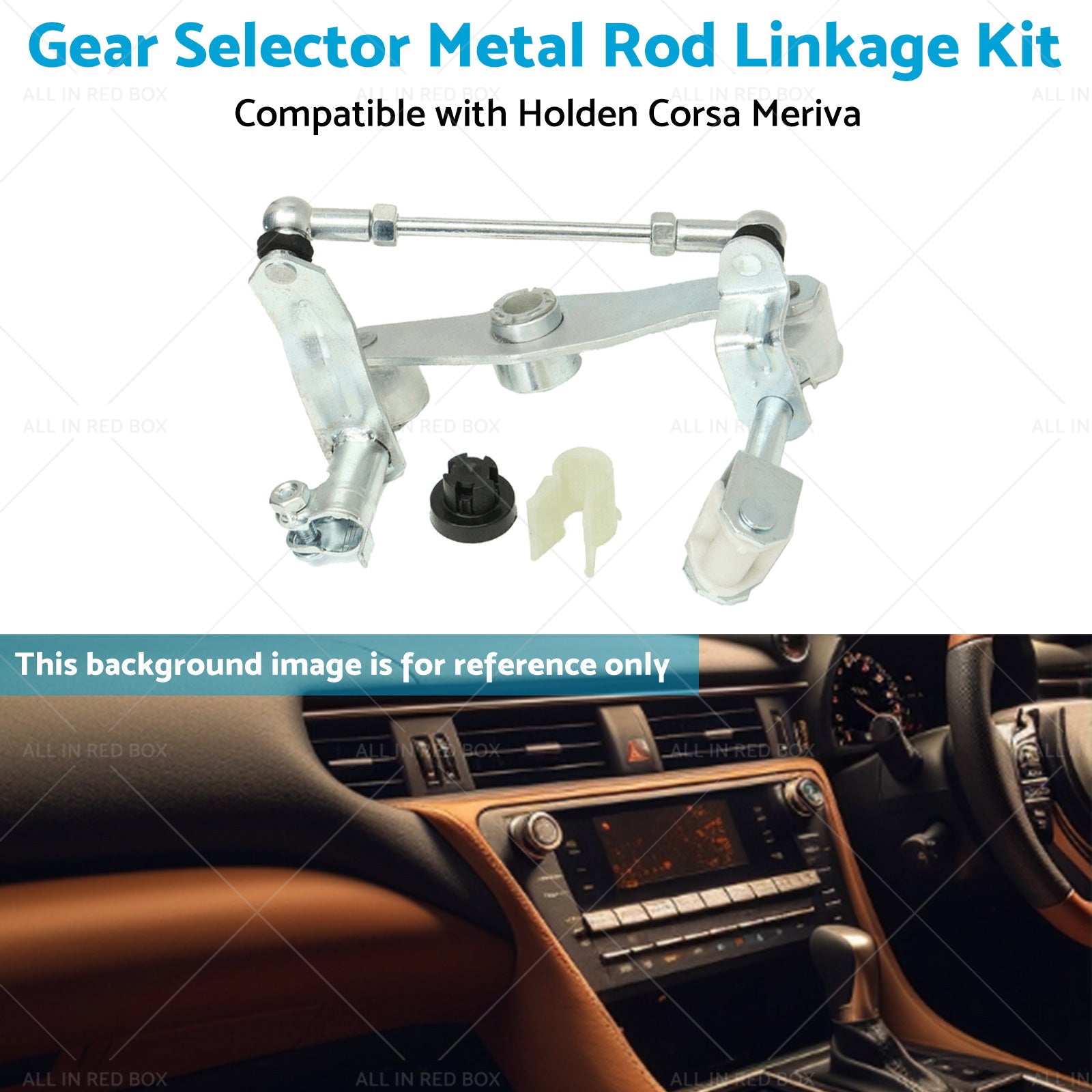 Gear Selector Metal Rod Linkage Kit Suitable For Holden Corsa C Combo Meriva-4