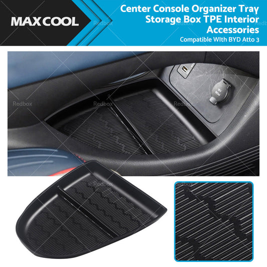Center Console Organizer Tray Storage Box TPE Interior Suitable For BYD Atto 3-0