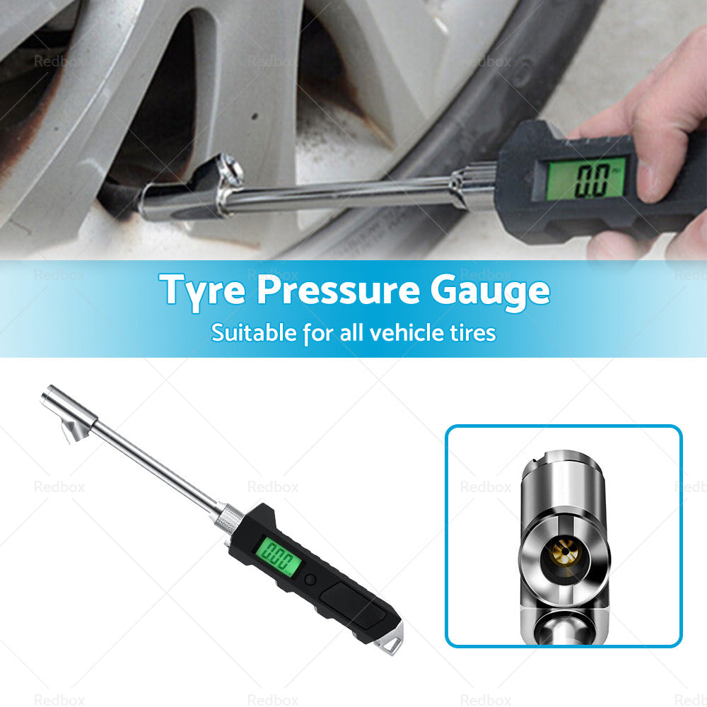 30 PSI Tire Pressure Guage Digital Car Bike Truck Air Meter Tester Tyre Gauge-2