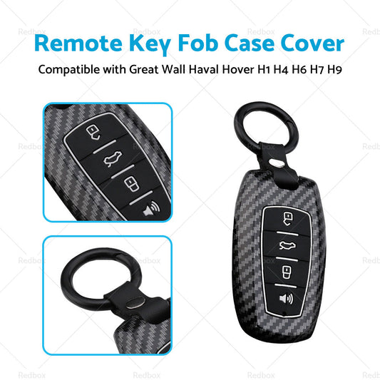 ABS Remote Key Fob Case Cover Suitable For Great Wall Haval Hover H1 H4 H6 H7 H9-1