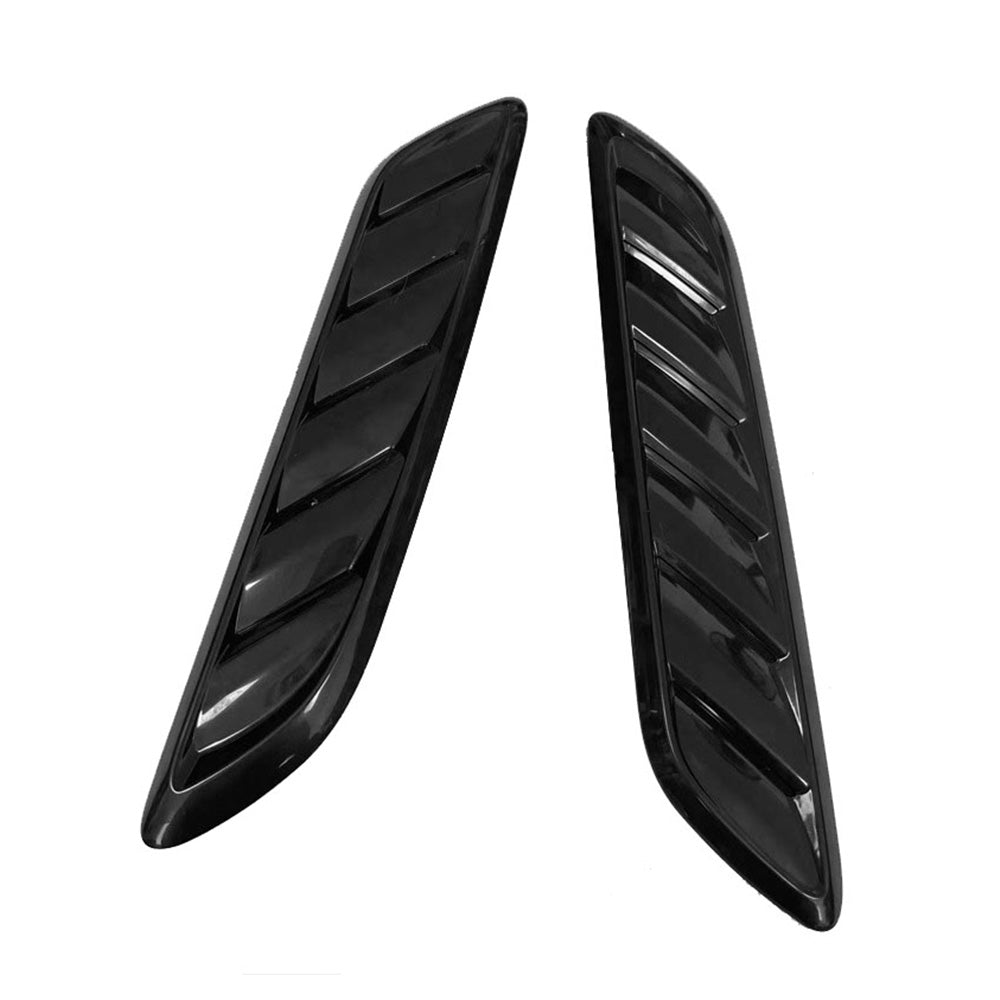 Gloss Black Bonnet Vents Suitable For Holden Commodore VF S SS  SSV  SV6 Redline-2