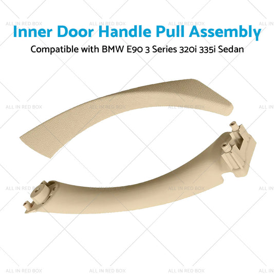 Left Inner Door Panel Handle Pull Beige Suitable For BMW E90 3 Series 320i Sedan-1