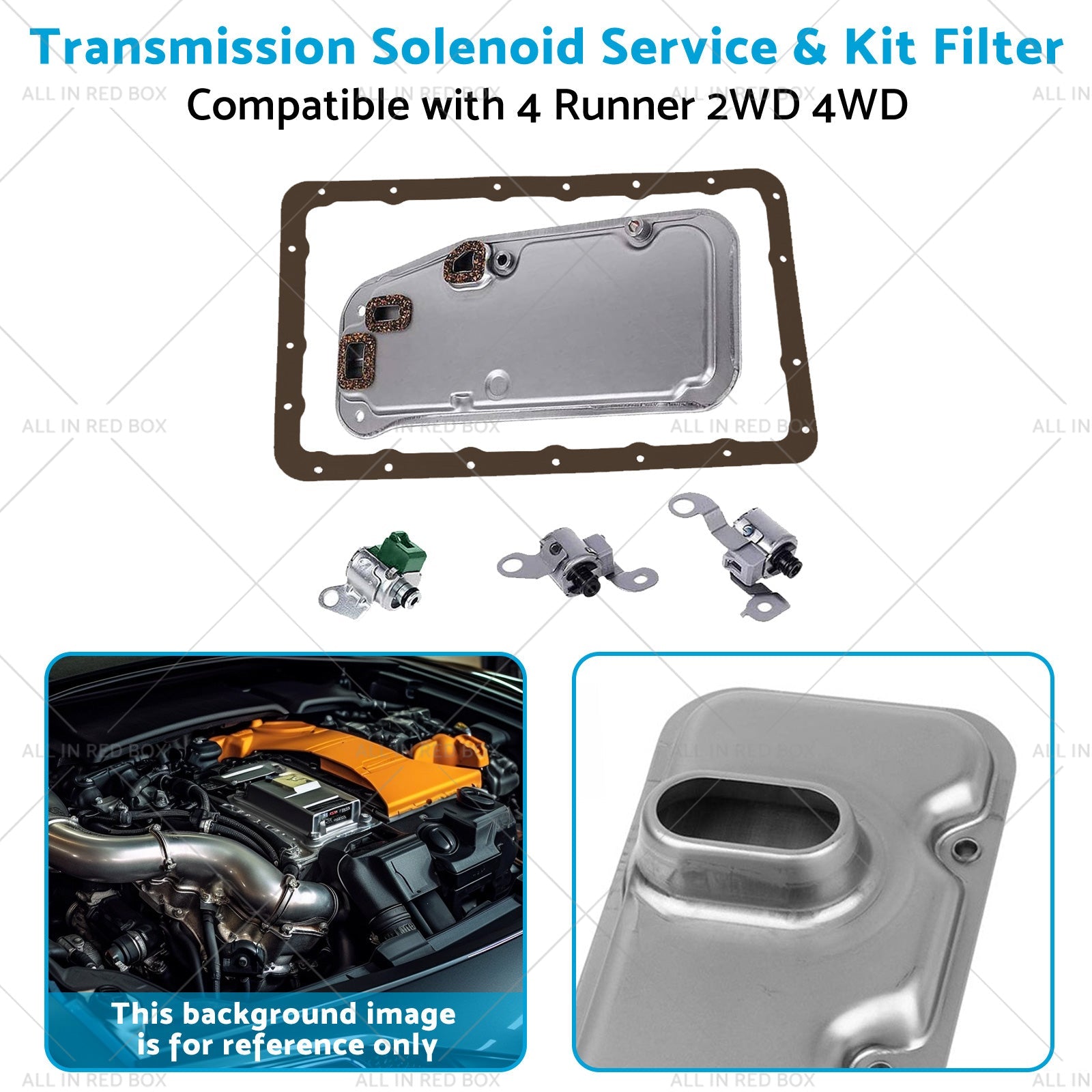 Transmission Solenoid Service  and  Kit Filter Suitable for 4 Runner 2WD 4WD 00-04-3