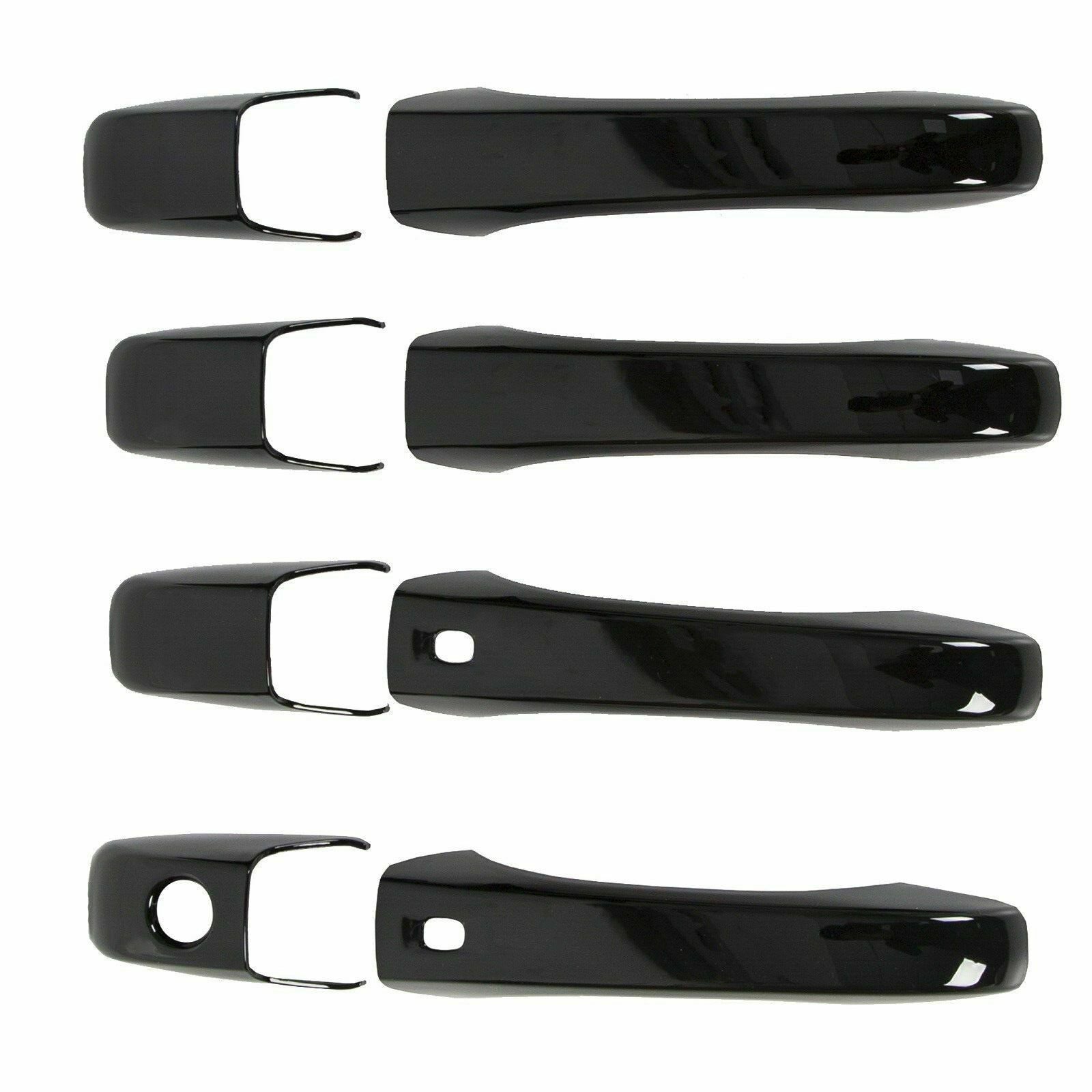 8x Exterior Door Handle Covers Trim Suitable For Jeep Grand Cherokee / Chrysler-4