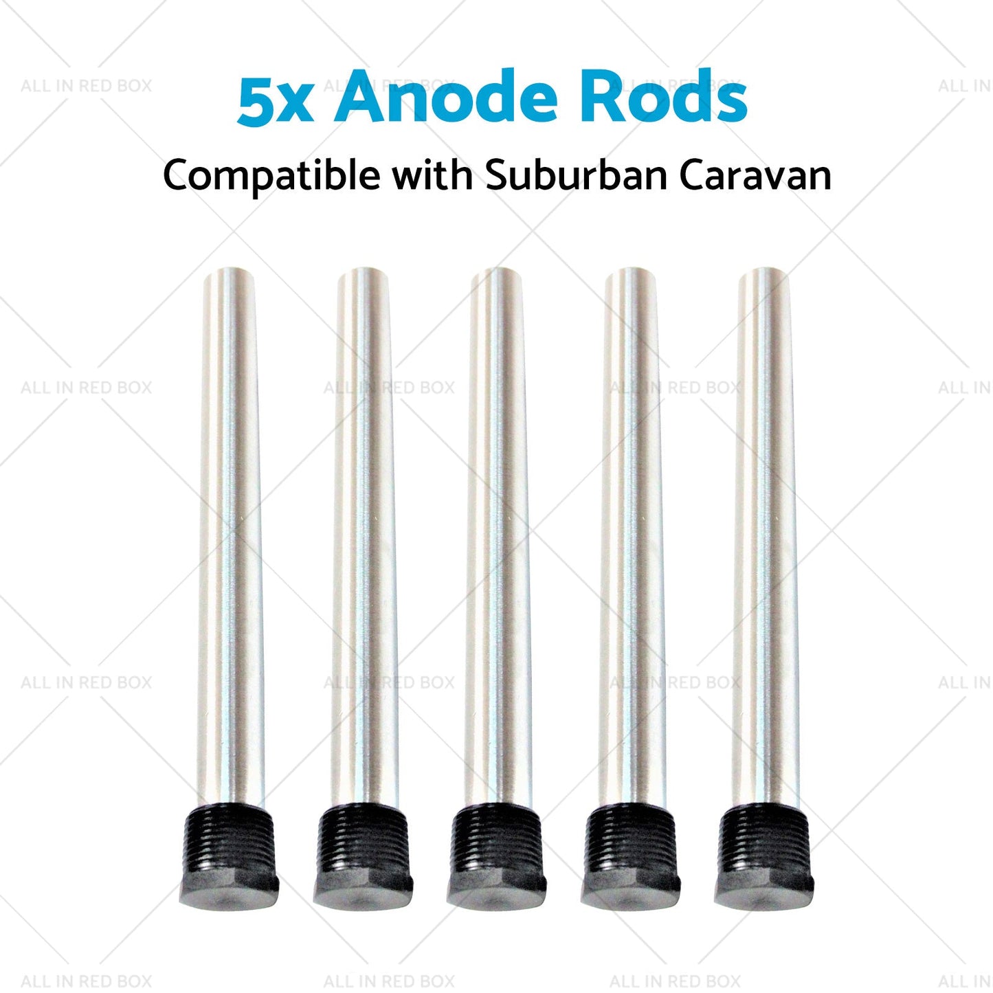 5x Anode Rods Suitable for Suburban Caravan Anodes SW6DEA Hot Water Service-3