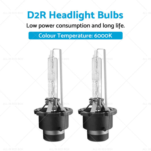 D2R 6000K HID Xenon Headlight Bulbs 35W Suitable For Toyota Honda Mazda Nissan-1