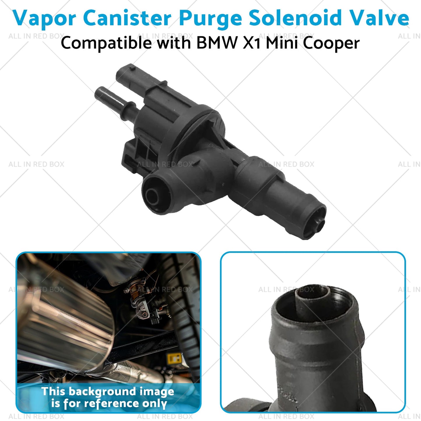 Vapor Canister Purge Solenoid Valve Suitable for BMW X1 Mini Cooper 13907614013-3