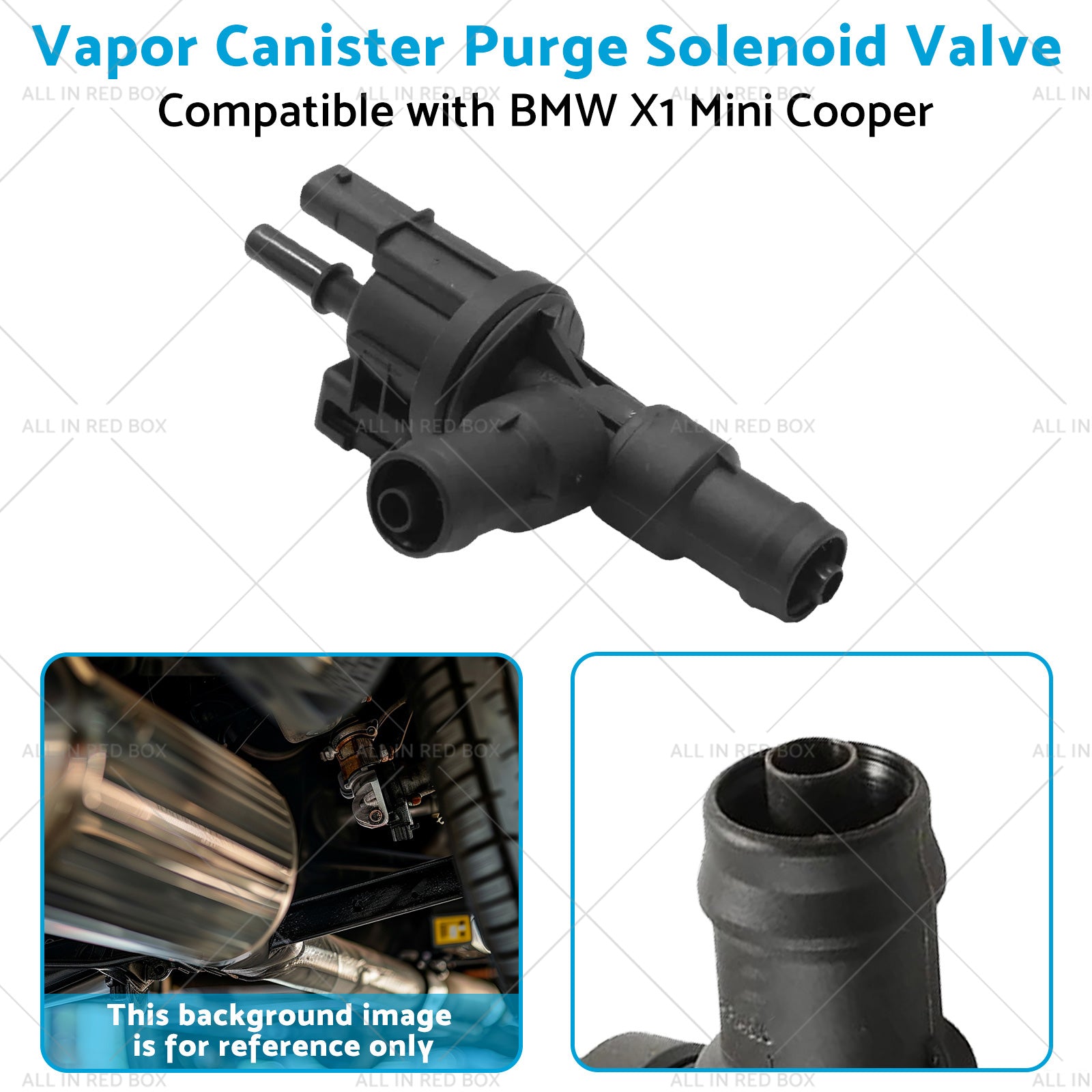 Vapor Canister Purge Solenoid Valve Suitable for BMW X1 Mini Cooper 13907614013-3