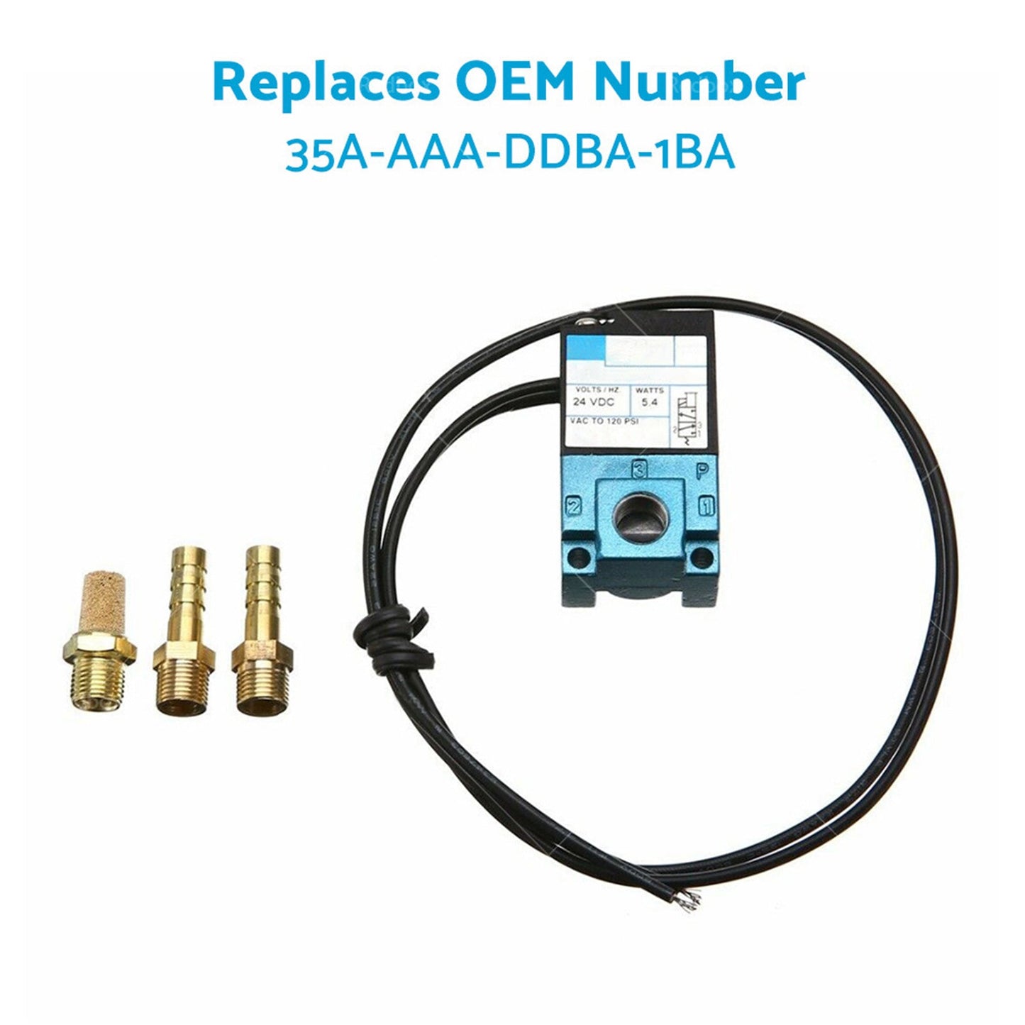 35A-AAA-DDBA-1BA Solenoid Valve application 3 Port 5. 4W 12V 1 or 8''NPT PWM-2
