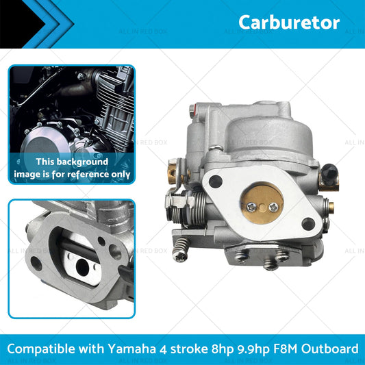 Carburetor Carb Suitable for Yamaha 4 stroke 8hp 9. 9hp Outboard 68T-14301-11-00-1