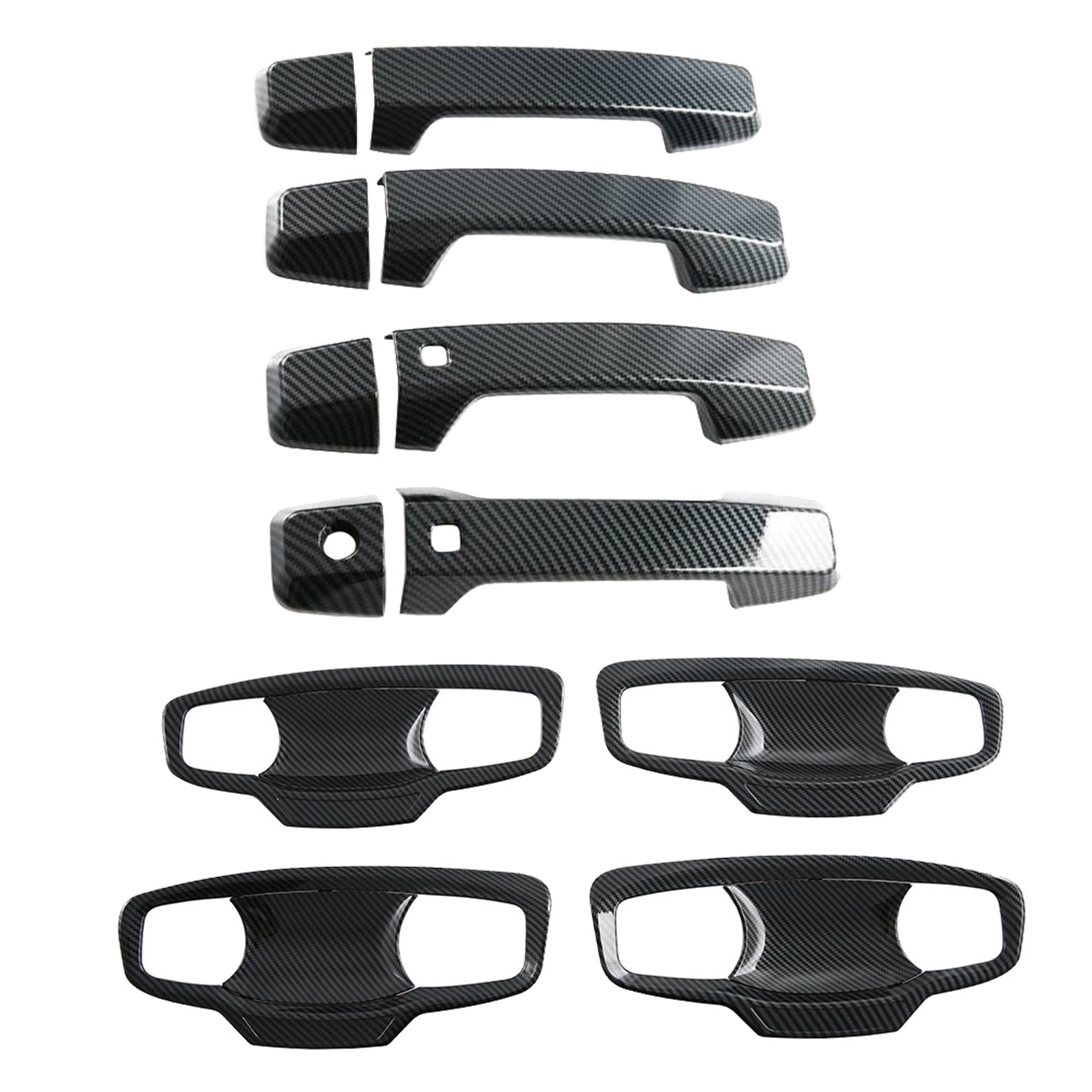 Side Door Handle Covers & Handle Bowl Suitable For Mitsubishi Triton L200 2023-2025-1