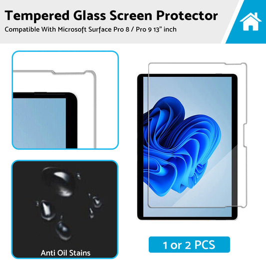 Suitable For Microsoft Surface Pro 8 I Pro 9 13  inch 9H Tempered Glass Screen Protector-0