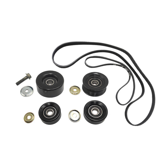 Belt Idler & Pulley Kit Suitable For Holden Commodore VT VX VU VY VZ V8 LS1 LS2 GEN3 5.7 6.0L-0