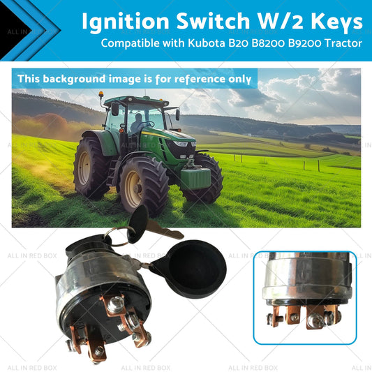 67800-55160 Ignition Switch W or 2 Keys Suitable for Kubota B20 B8200 B9200 Tractor-0